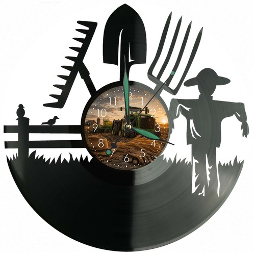 Landwirt wanduhr bauer traktor - landwirt,