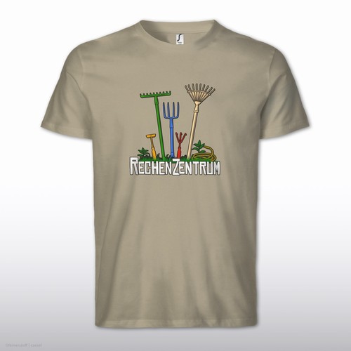 Shirt rechenzentrum garten - t-shirt,