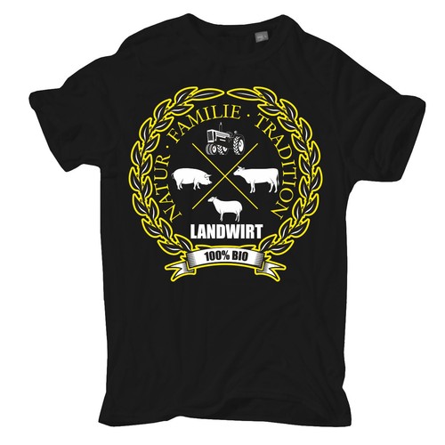 Shirt landwirt natur familie - natur,