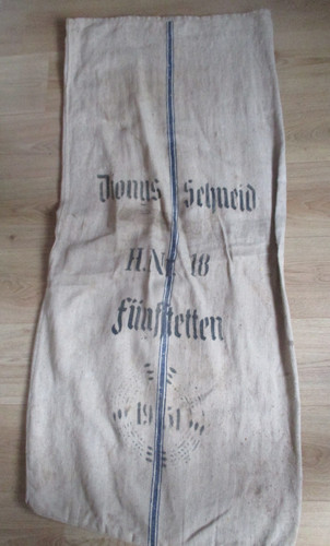 Antiker alter leinensack - alter,