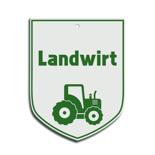 Landwirt graviertes schild - landwirt,