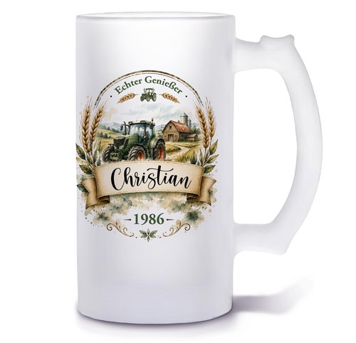 Bierkrug mit name - mit,