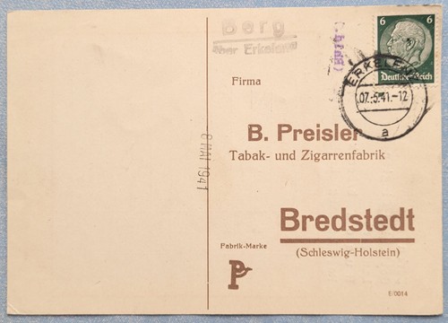 Postkarte 1941 abs - #,