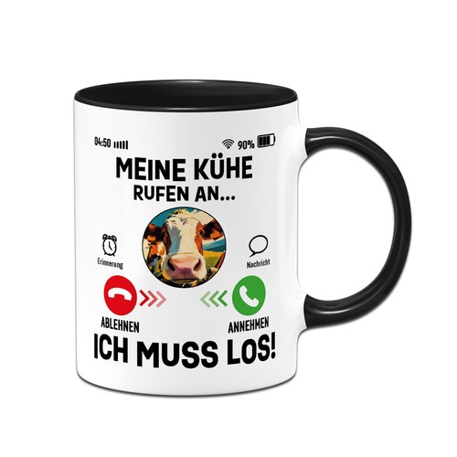 Tasse mit spruch meine kühe - mit,
