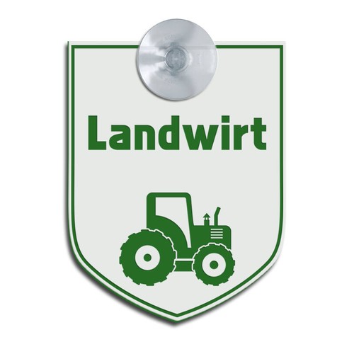Landwirt graviertes schild - landwirt,