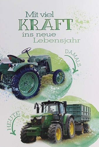 Glückwunschkarte landwirte - ke,