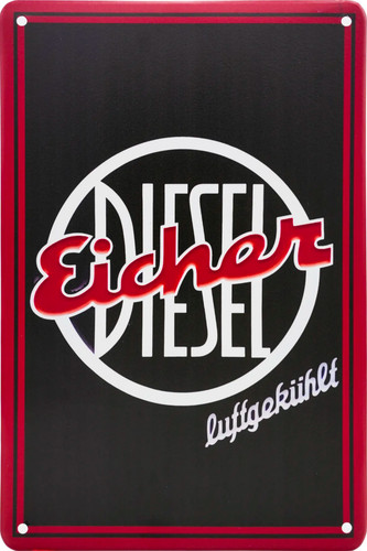 Eicher traktor blechschild - eicher,